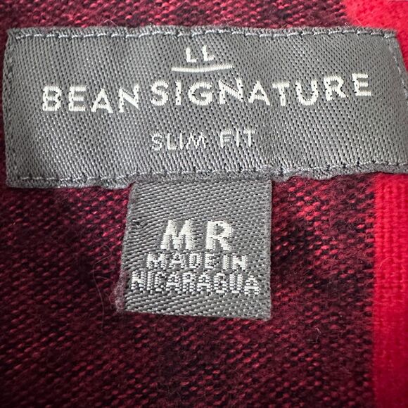 LL Bean Signature Chamois Flannel Shirt Womens Medium Pullover Red Buffalo Check - Picture 5 of 10